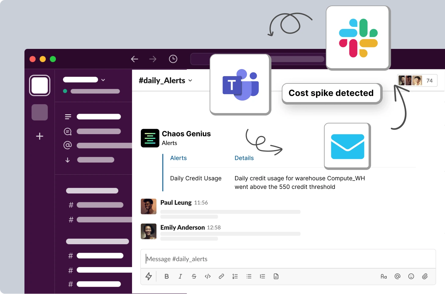 Chaos Genius Alerts and Reporting