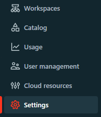 Navigating to the account console setting - Databricks Model Serving - Model Serving - Model Serving Databricks - Serverless Compute - Databricks Model Serving Pricing - Machine Learning Model Deployment - ML Model Serving - MLflow Model Serving - Mlflow Serving - Deploy Machine Learning Model - Databricks MLflow - Managed MLflow - MLflow Model Registry - MLflow