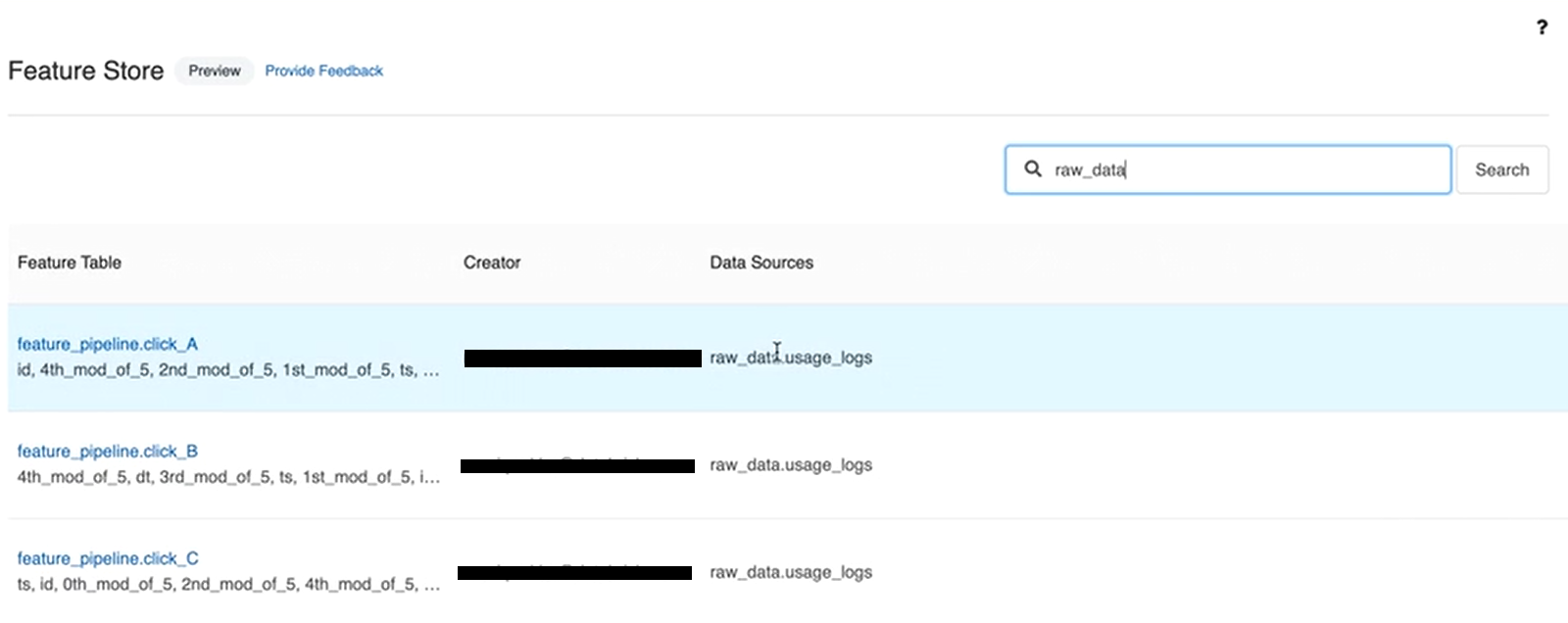 Databricks Feature Store UI - Databricks Feature Store - Feature Store Databricks - Databricks Feature Store Example - Feature Store in Databricks - Feature Engineering - Unity Catalog - Databricks Unity Catalog
